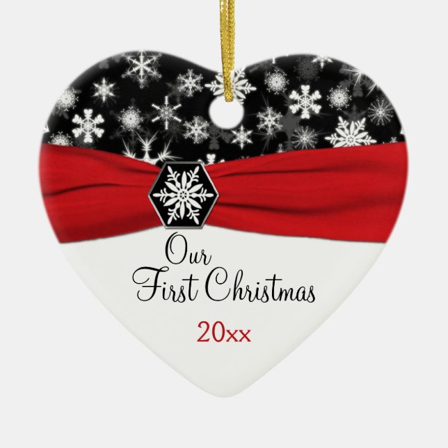 Our First Christmas Keepsake Ornament (Front)
