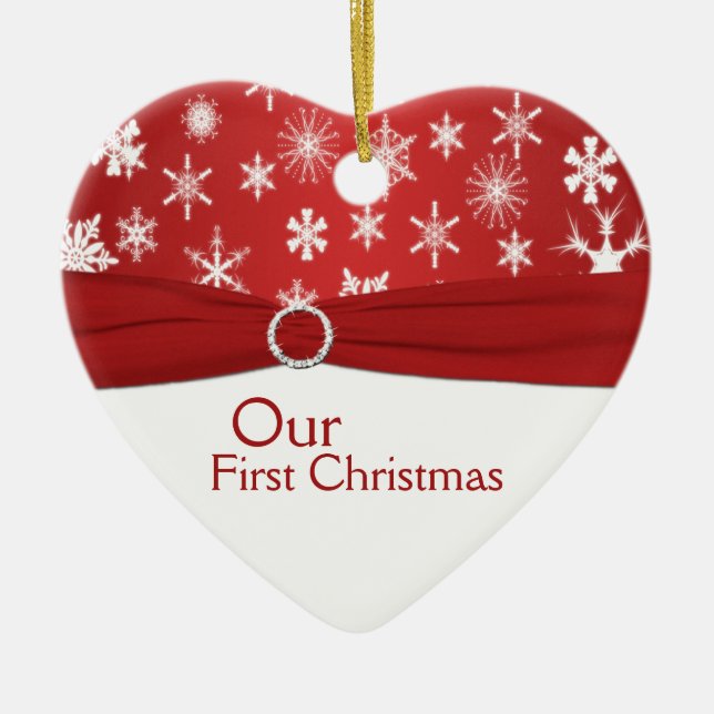 Our First Christmas Keepsake Ornament (Front)