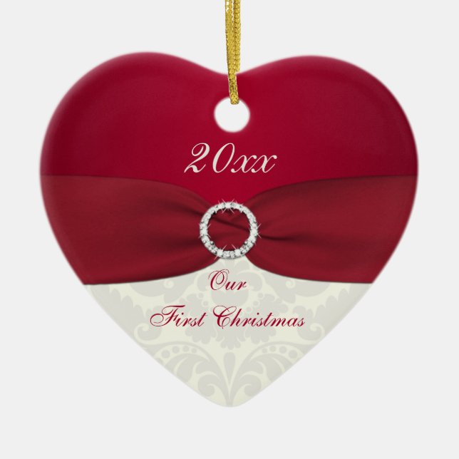 Our First Christmas Keepsake Ornament (Front)