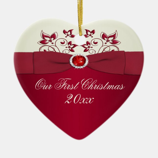 Our First Christmas Keepsake Ornament (Front)