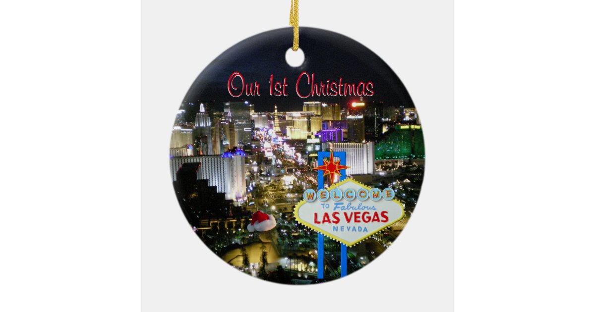 Welcome to Las Vegas Christmas Ornament