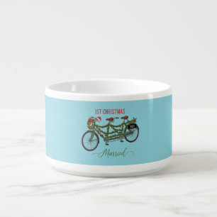 Our First Christmas Married 2025   Cute Tandem  Bowl