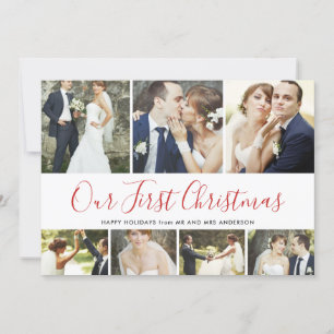 Our First Christmas Married Holiday 7Photo Collage
