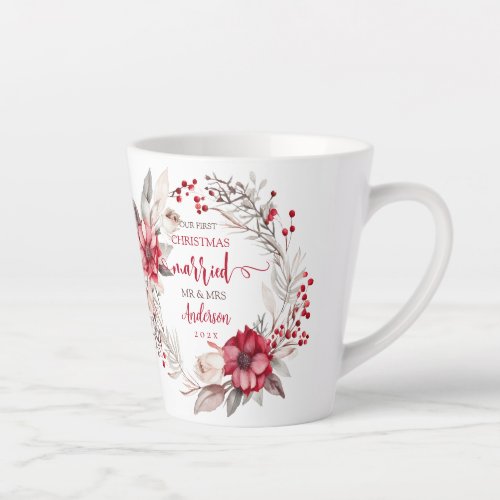 Our first Christmas Married Latte Mug