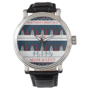 Our first Christmas Mr and Mrs newlywed Watch