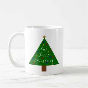 Our First Christmas Newly Wed Just Married Holiday Coffee Mug