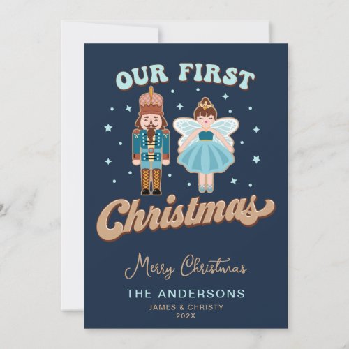 Our First Christmas Nutcracker Princess Fairy Invitation