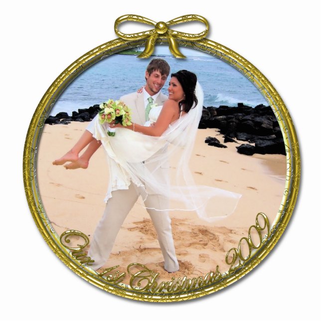 Our First Christmas Ornament (Front)