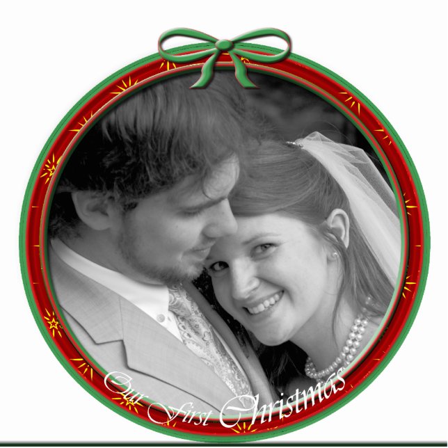 Our First Christmas Ornament (Front)