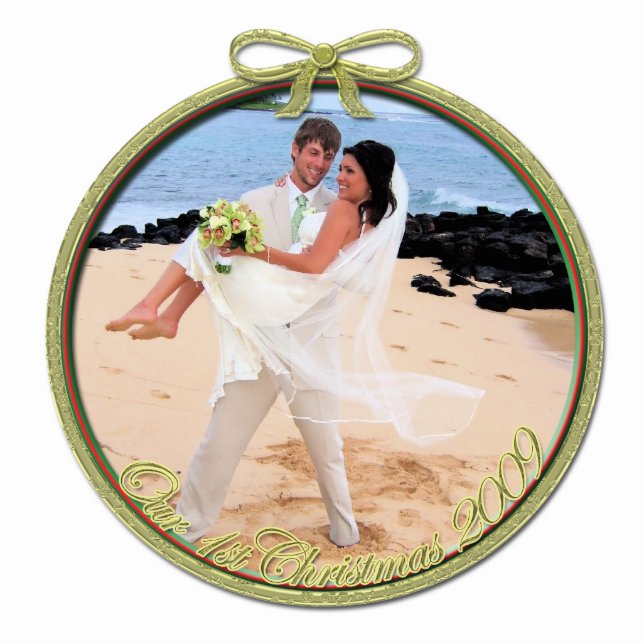 Our First Christmas Ornament (Front)