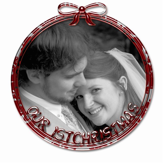 Our First Christmas Ornament (Front)