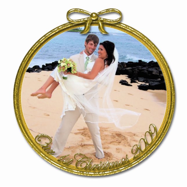 Our First Christmas Ornament (Front)