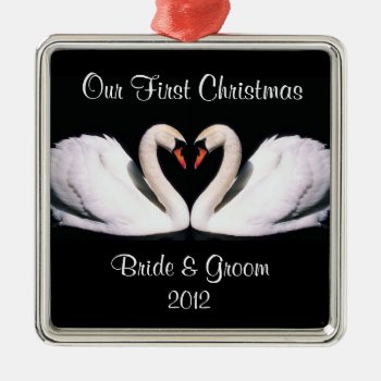 Our First Christmas Ornament by PMCustomWeddings at Zazzle