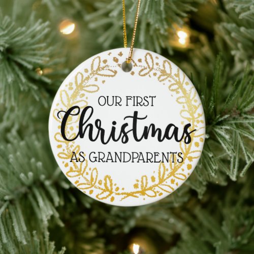 Our First Christmas Ornaments as Grandparents