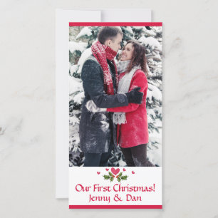 Our First Christmas - Photo - Flat Holiday Card