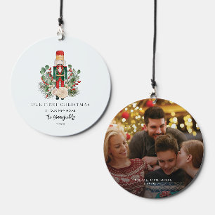 Our First Christmas Photo New Home Nutcracker Wind Chime