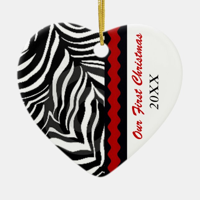 Our First Christmas Photo Ornament Template (Front)