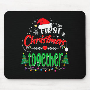 Our First Christmas Together 2021 1st Christmas Mouse Pad