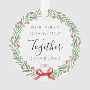 Our First Christmas Together 2025 Acrylic Ornament