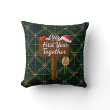 Our First Christmas Together 2025 Wooden Sign