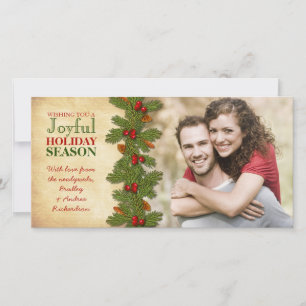 Our First Christmas Together Boughs Holiday Card