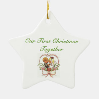 Our First Christmas Together Ceramic Ornament