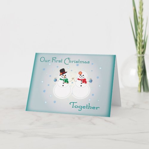 Our First Christmas Together Greeting Card