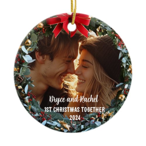Our First Christmas Together Personalized Ornament