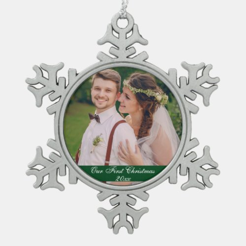 Our First Christmas Wedding Ceramic Ornament G S