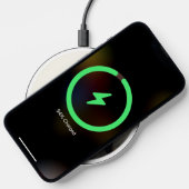 Our First Christmas Wedding Day Photo Script Wireless Charger (Phone)