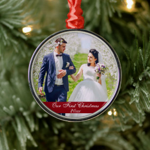 Our First Christmas Wedding Premium Ornament