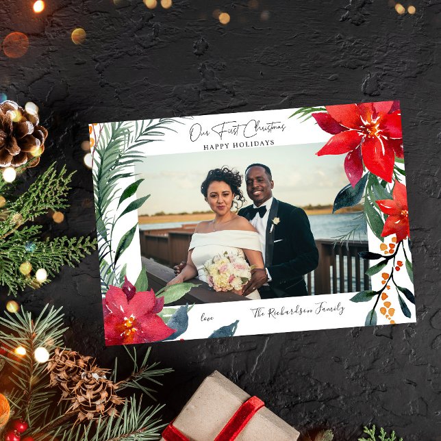 Our First Chrsitmas Poinsettia Photo (Creator Uploaded)