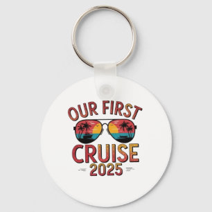 Our First Cruise 2025 Summer Trip Matching Keychain