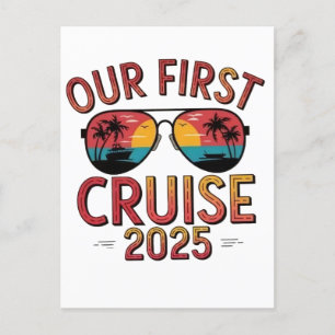 Our First Cruise 2025 Summer Trip Matching  Postcard