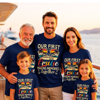 Our First Cruise 2026 Making Memories Together T-Shirt