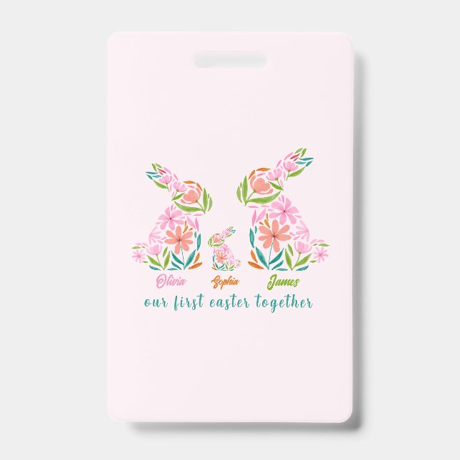 OUR FIRST EASTER TOGETHER BADGE (Front)