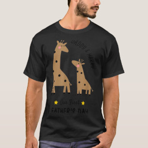 Our First Father's Day 2026, Funny Giraffe Gift Da T-Shirt