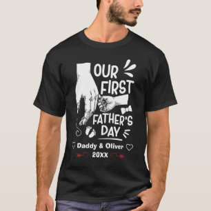 Our First Father's Day together 2021, Custom Names T-Shirt