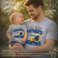 Our First Father's Day Together Baby Fine Jersey