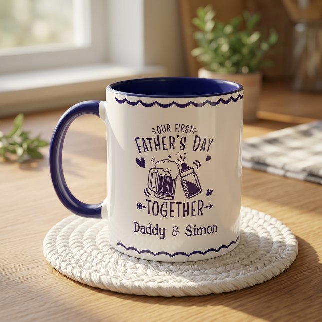 Our First Father's Day Together Mug (Creator Uploaded)