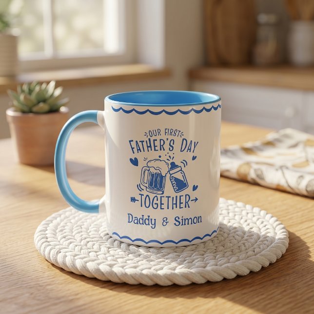 Our First Father's Day Together Mug (Creator Uploaded)