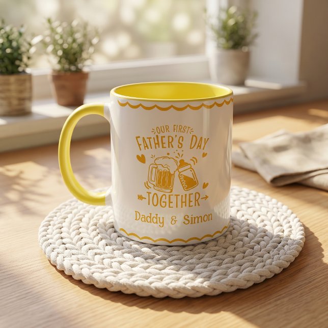 Our First Father's Day Together Mug (Creator Uploaded)