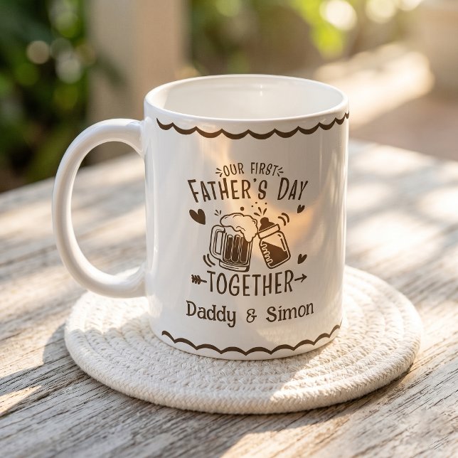 Our First Father's Day Together Mug (Creator Uploaded)