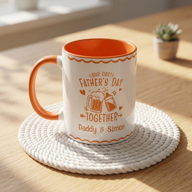 Our First Father's Day Together Mug (Creator Uploaded)