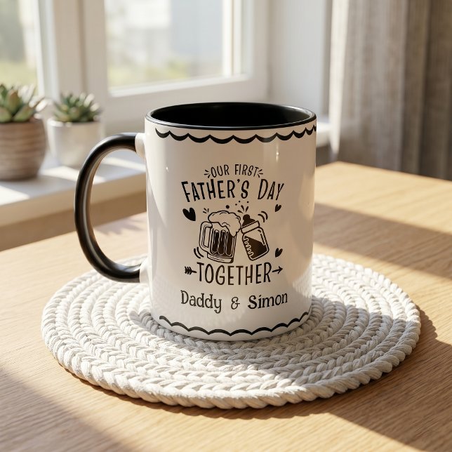 Our First Father's Day Together Mug (Creator Uploaded)