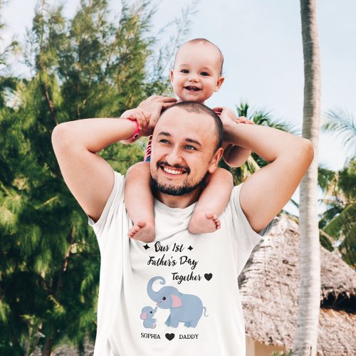 Our First Fathers Day Together T_Shirt