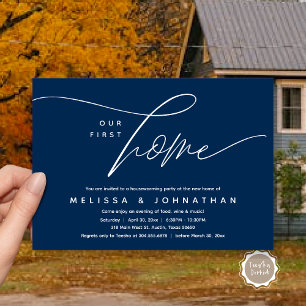 Our First Home, Cozy Lovely Housewarming Party Invitation