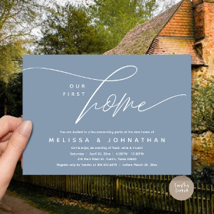Our First Home, Cozy Lovely Housewarming Party Invitation