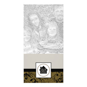 our first home (damask) card