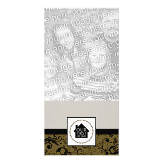 our first home (damask) card